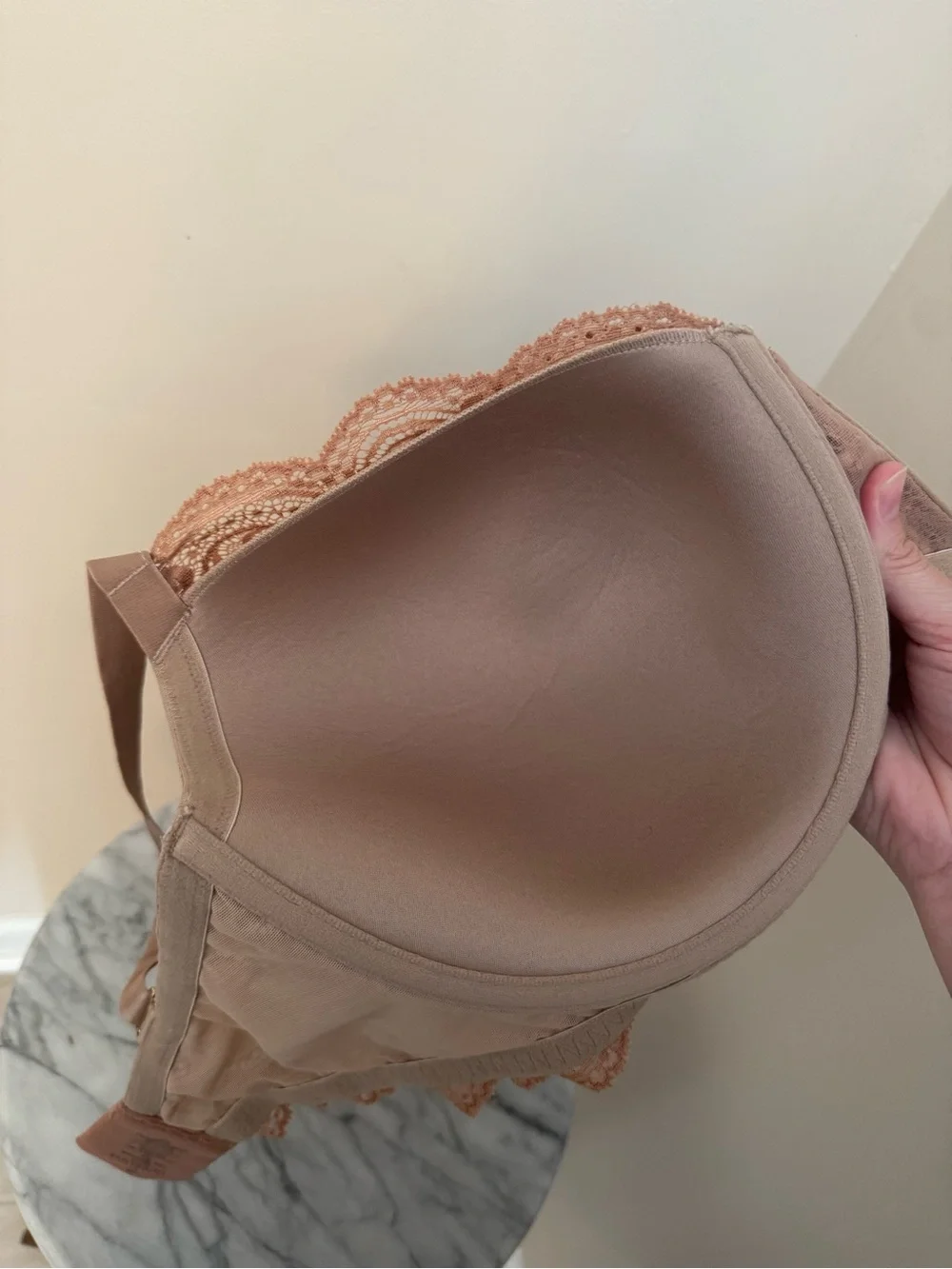 ThirdLove 24/7 Lace Balconette Bra Women’s Size 40F Underwire Bronze Brown Nude - Picture 7 of 10